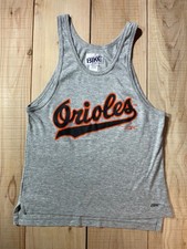 Vintage Orioles Tank Top Bike Athletic MLB 1989 USA Made Gray Medium M Single