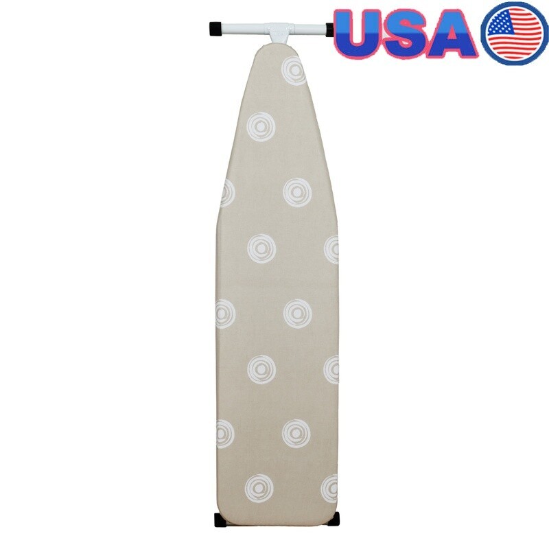 Ing Board W/ Adjustable Height Cotton Cover & Pad Efficient Ironing Us