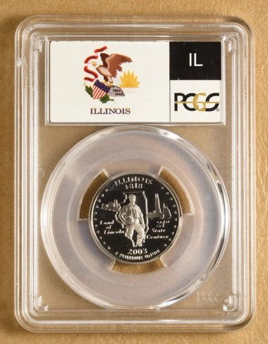 2003-S 50 State Quarters Illinois Proof — photo from another recent sale
