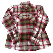 Dixxon Flannel The Borland Women’s Size Medium M Long Sleeve Flannel Shirt
