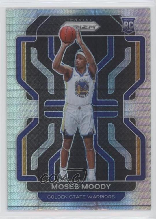 2021-22 Panini Prizm Hyper Prizm Moses Moody #308 Rookie RC 0n5k