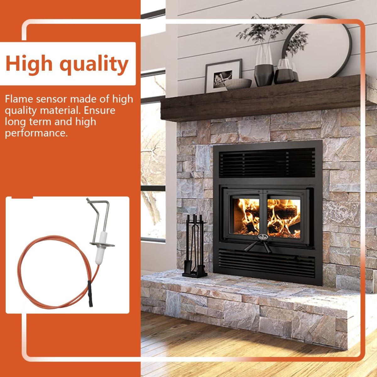 Qblahip 2025 62-23543-01 Direct Spark Ignitor for Rheem Furnace Flame Sensor