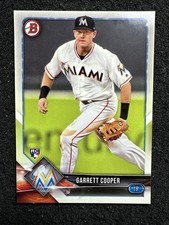GARRETT COOPER #74 2018 Bowman Baseball Rookie Card QTY Miami Marlins