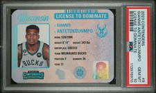 2023 Panini Contenders Giannis Antetokounmpo License To Dominate #9 PSA 10 Rare