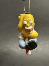 VTG 1990 Homer Simpson Xmas Christmas Ornament THE SIMPSONS