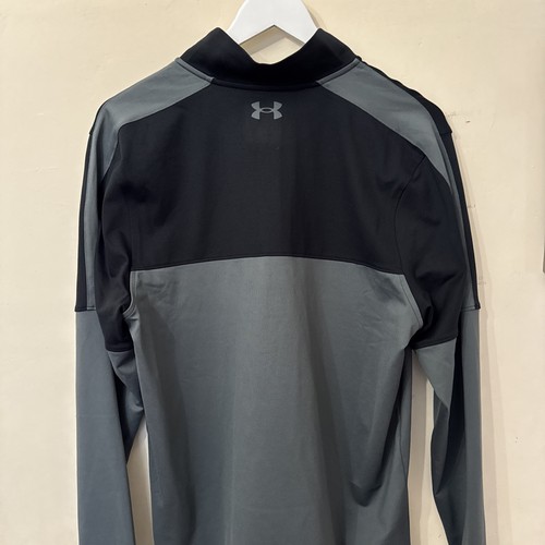 UNDER ARMOUR GOLF MENS UA STORM MIDLAYER BREATHABLE ½ ZIP Medium Black/Grey - Picture 6 of 6