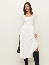 Reformation Oria Dress in White NWT