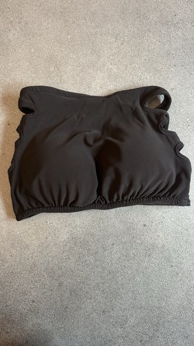 ZYM Black Latin dance top. Size S.