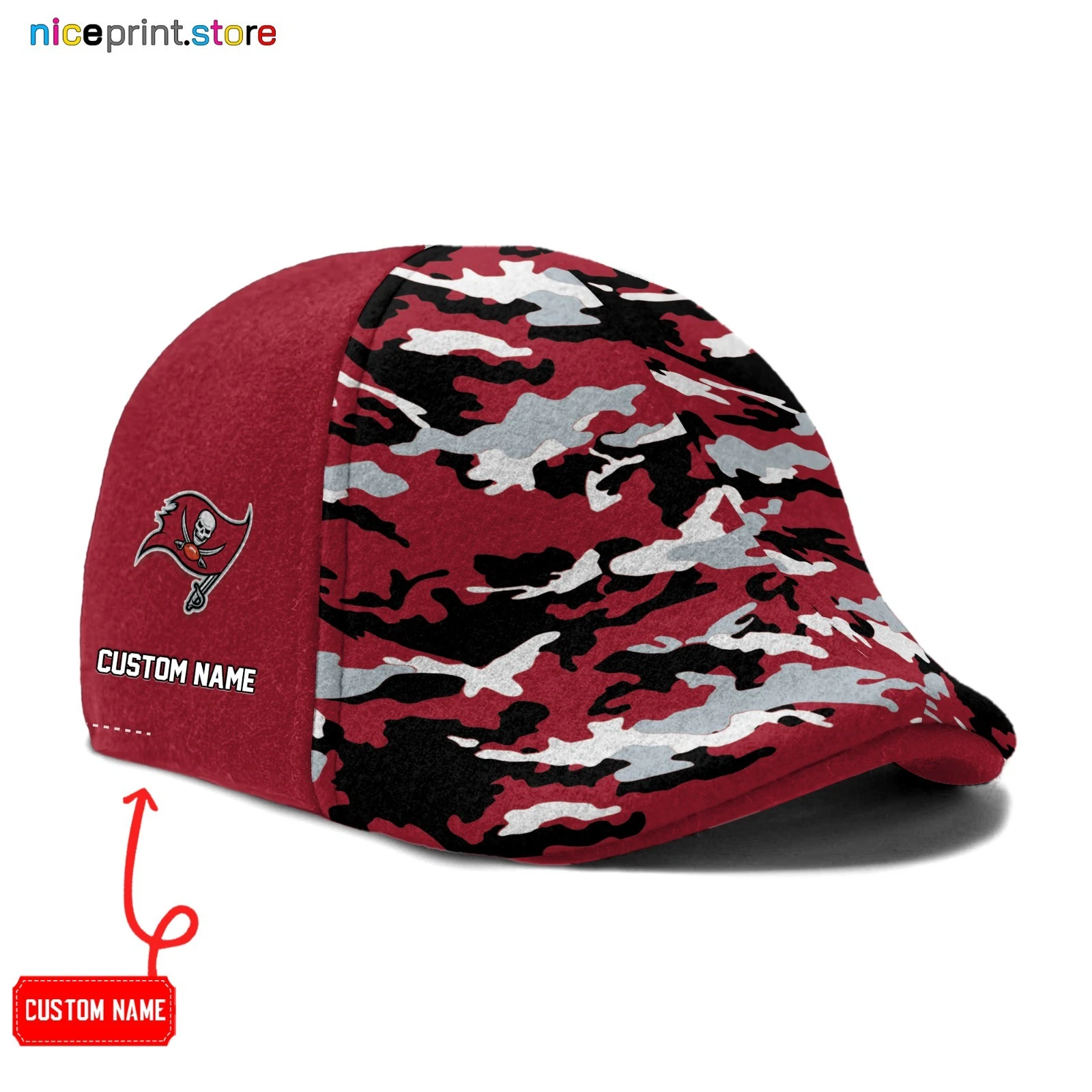 Tampa Bay Team Buccaneers Ivy Cap Buccaneers 6pannel Hat Golf Cap football Flat Cap