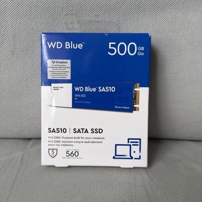 Western Digital 500GB WD Blue SA510 (SATA SSD M.2 2280 not a NVMe M.2 SSD)