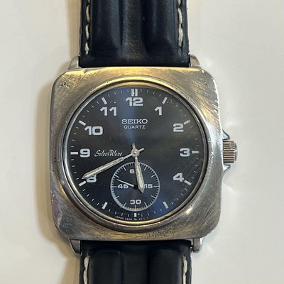 Seiko SilverWave Small Seconds 2628-0040 34mm Vintage Quartz Seiko SilverWave Small Seconds 2628-0040 34mm Vintage Quartz