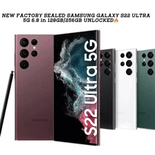 Brand New Samsung Galaxy S22/S22+/Ultra 5G (128GB) Factory Unlocked All Carriers