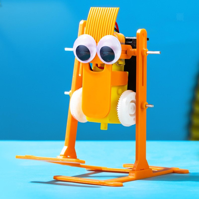 Walking Robot Kit Technology Experiment Toy DIY Assembled Interactive Toy