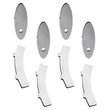 8Pcs Mountain Bike Stainless Steel Brake Discs Professional Cycling Adapters