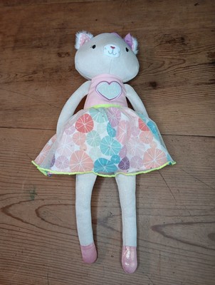 B Softies Cali Cat Tippy Toes Dancer Ballerina Plush Stuffed Animal Doll Lovey 