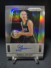 2025 Panini Prizm WNBA Dorka Juhasz Throwback Silver Auto #TB-DJ LYNX