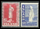 ICELAND 1940s Lot Of 2 Stamps USED