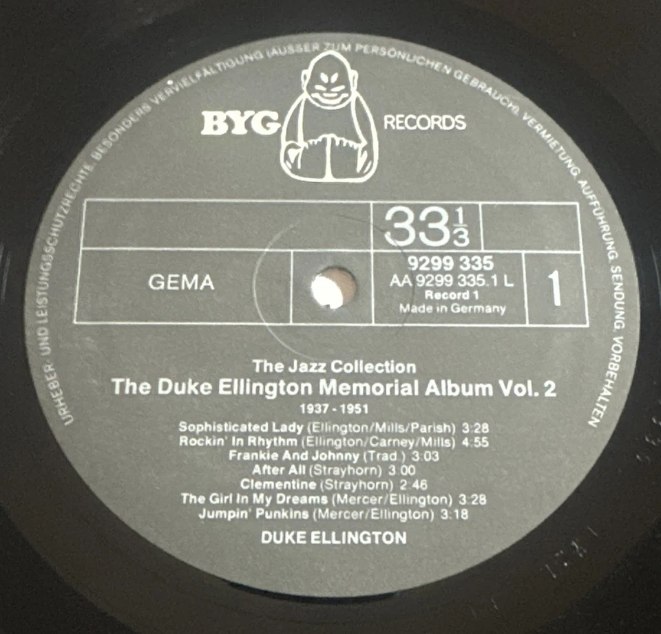 The Duke Ellington Memorial Album, Vol. II (1937-1951)  Double Lp EX/EX - Image 4 of 4