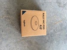 New in box Logitech 989000430 Rally Microphone pod - Black