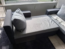 Couch, Sofa, 2-teilig. grau, inklusive 3 Kissen, ZU VERSCHENKEN!!!!!