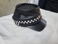 Leather Kepi Cap - American Civil War Leather Kepi Cap Replica History Militaria