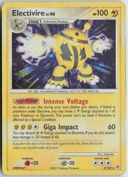 Electivire 3/130 Diamond & Pearl Holo Rare