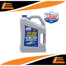 LUCAS OIL 10w40 SAE Hot Rod and Classic Motor Oil 40683 High Zinc 5L OFFER PRICE 7.95 per litre