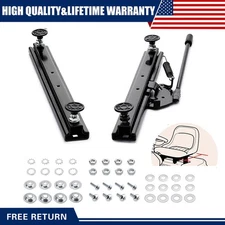 Universal Seat Rail Track Assembly Kit w/ Hardware For Go Kart /Go Cart /Boat US