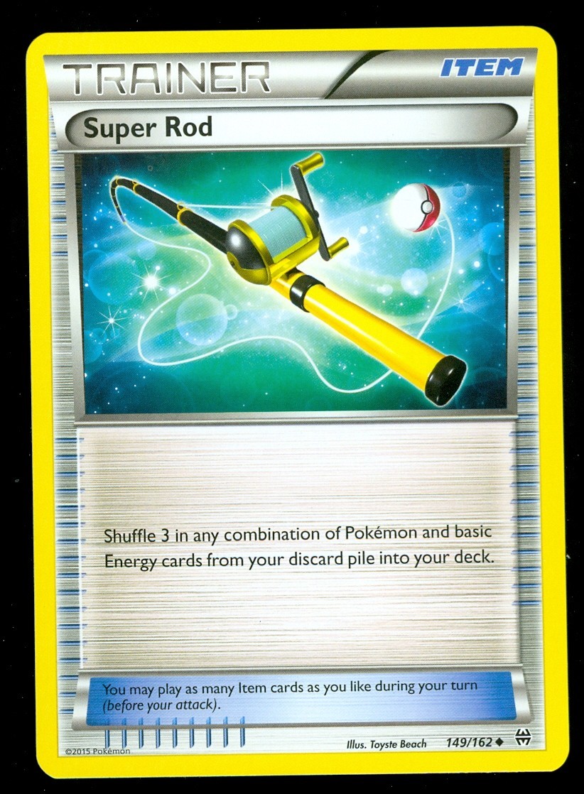 Pokemon SUPER ROD 149/162 - XY BREAKthrough - NEAR MINT/MINT