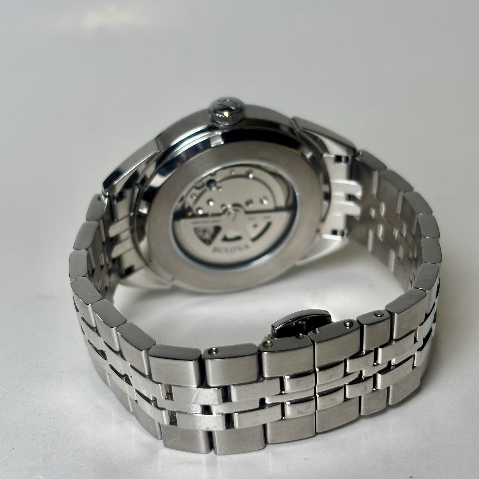 N. Mint Bulova Sutton Automatic Emerald Green Sun… - image 4