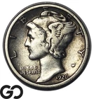 1926-S Mercury Dime *Key Denver Date* XF+