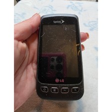 LG Optimus S LS670 Sprint Android Smartphone Black 3.2MP Camera Vintage