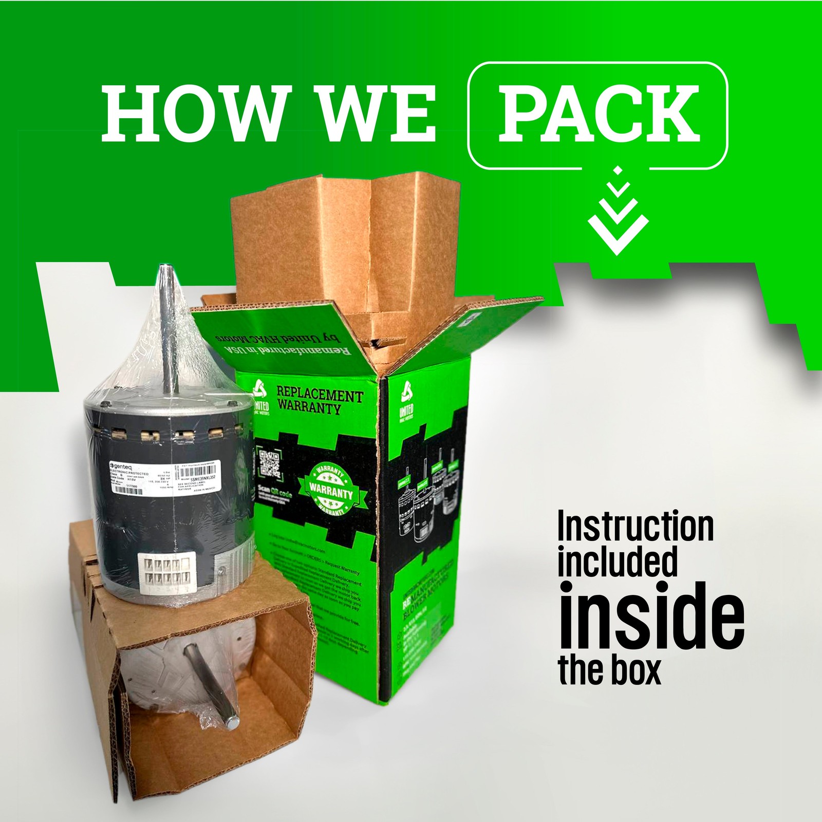 Carrier FX4DNF049T00AAAA Blower Motor X13 3/4 HP