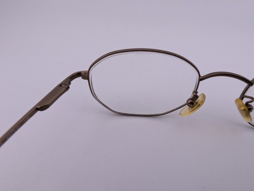 Nautica Eyeglasses, Frames Only, Italy, N7008 046, 49-21-145, Metal, Brown - Picture 10 of 14