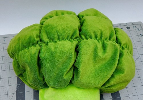 Pantalones Cortos Ikea Torva Brócoli Felpa Grande 24" Verde Vegetal a Cuadros Relleno Suave - Imagen 7 de 7