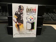 National Treasures Steel Curtain Worn Jersey Steelers Mean Joe Greene 04/10 2015