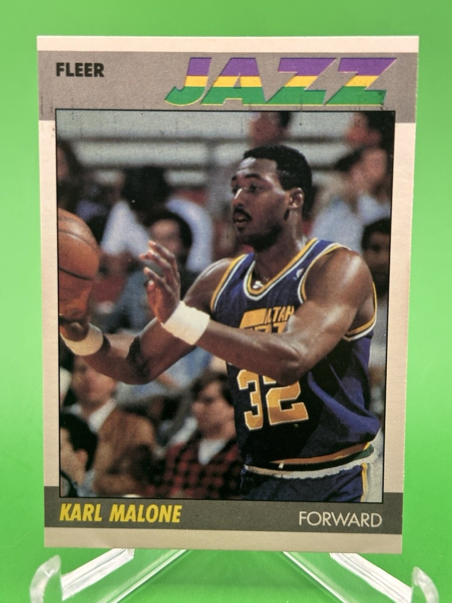 KARL MALONE 1987-88 Fleer #68 - NM/MT - Jazz | eBay