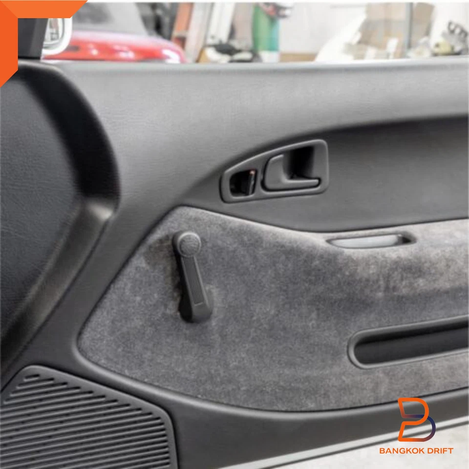 Conjunto de manivela de ventana gris para Honda Civic Accord DX CX EX SI EG6 B16 D16 EK Foto 3 de 4