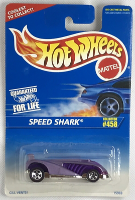 1996 Hot Wheels Main line Speed Shark #458 15969