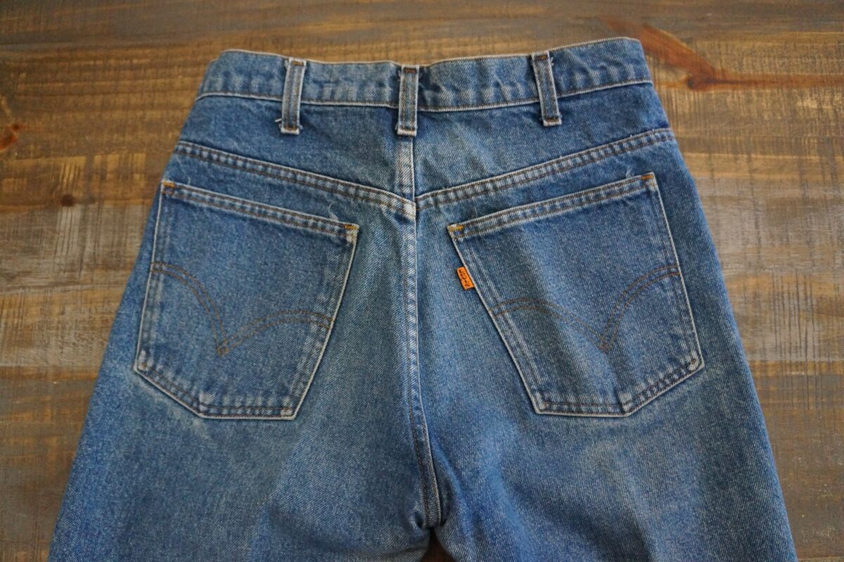 Vintage Levis 646 Orange Tab Jeans 42 TALON Zip USA Made Vintage Levis 646 Orange Tab Jeans 42 TALON Zip USA Made