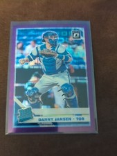 2019 Donruss Optic Rated Rookies Purple Pandora Prizm /99 Danny Jansen Rookie RC