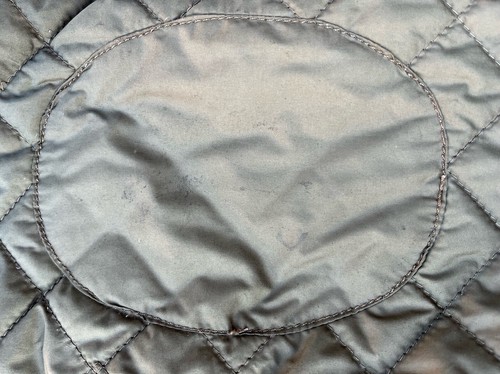 VINTAGE Polo Ralph Lauren Suede-Trim Quilted Jacket Youth Medium - Picture 5 of 5