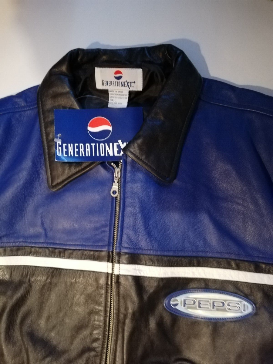 Vintage 90's Pepsi Generation Next Leather Jacket, Size