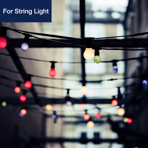 24-Pack S14 Colored LED String Light Bulbs, 1W Waterproof Outdoor Indoor Replace - Picture 6 of 7