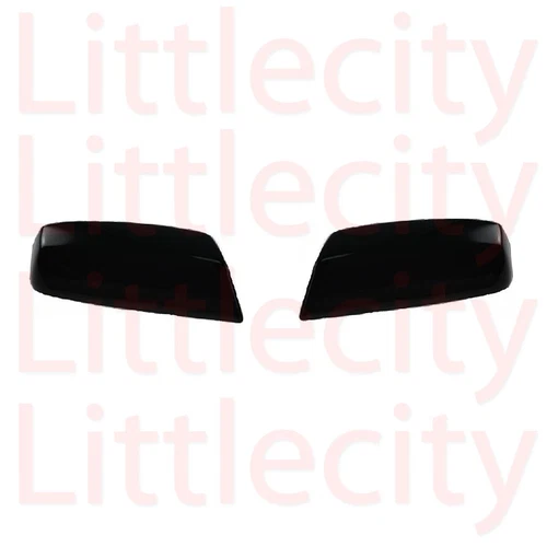 Fit 14 15 16 17 18 CHEVY Silverado 1500 2500 / GMC Sierra Black Top Mirror Cover