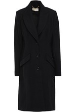Michael Kors Fitted Black Coat - Wool Size S