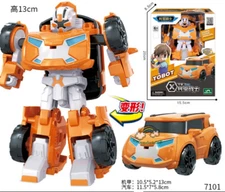 Robot Mini X Transform Figure Kids Boys SUV Car Vehicle Robot Toy Gift 13CM