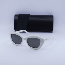 Saint Laurent Sunglasses SL 68 004 White Gray Woman for sale  display picture 1