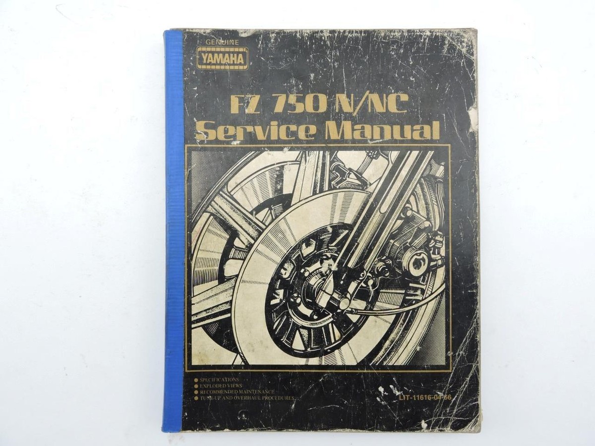 Yamaha Service Manual FZ 750 N/NC LIT-11616-04-66 B14932 | eBay