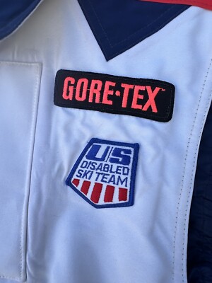 美品ヴィンテージ Olympic USA SKI Team Wear Vintage RARE 80s USA Olympic Disabled Ski Team Gore Tex Vest
